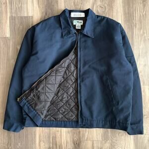 Vintage Mechanic Detroit Jacket Men's Size XL Navy Blue Workwear Eisenhower